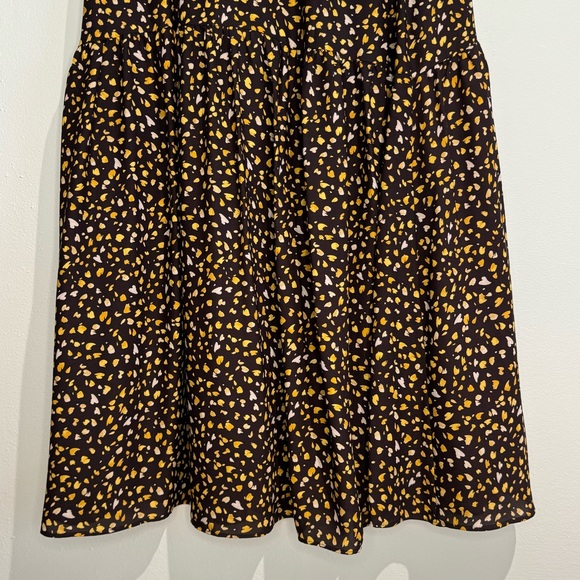 Ann Taylor Pleated Brown Prairie Pullon Midi Skirt NWOT - Medium - Picture 6 of 12